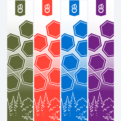 Falling Hex-Large Arrow Wraps