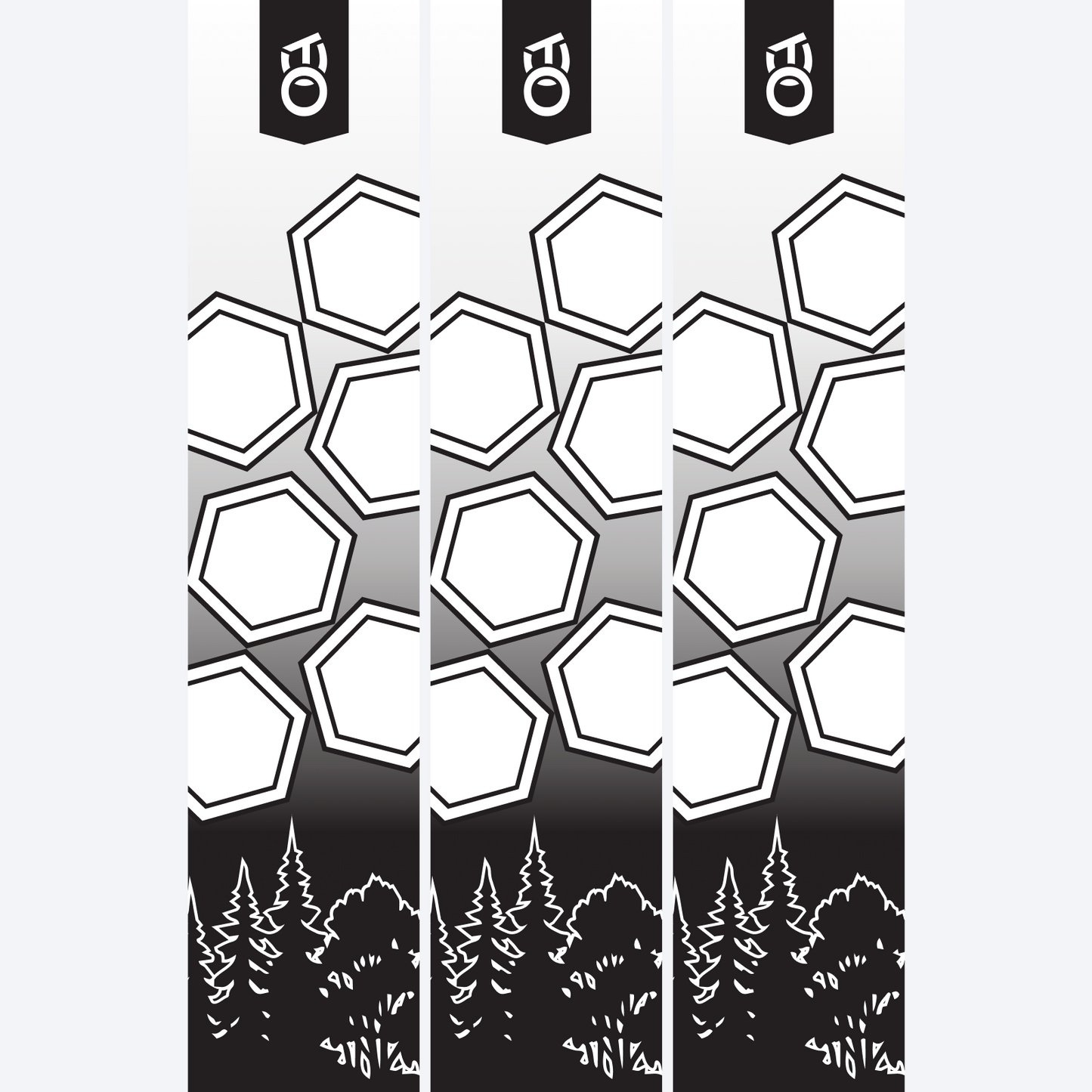 Falling Hex-Large Arrow Wraps
