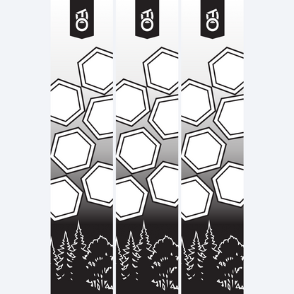 Falling Hex-Large Arrow Wraps
