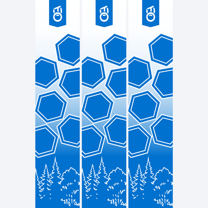 Falling Hex-Large Arrow Wraps