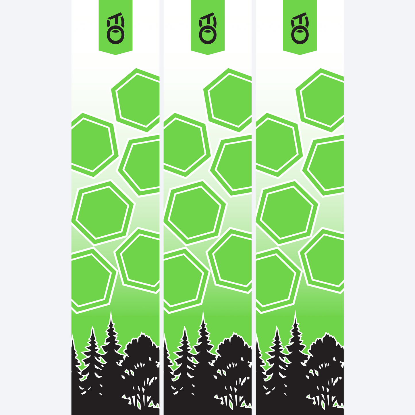 Falling Hex-Large Arrow Wraps