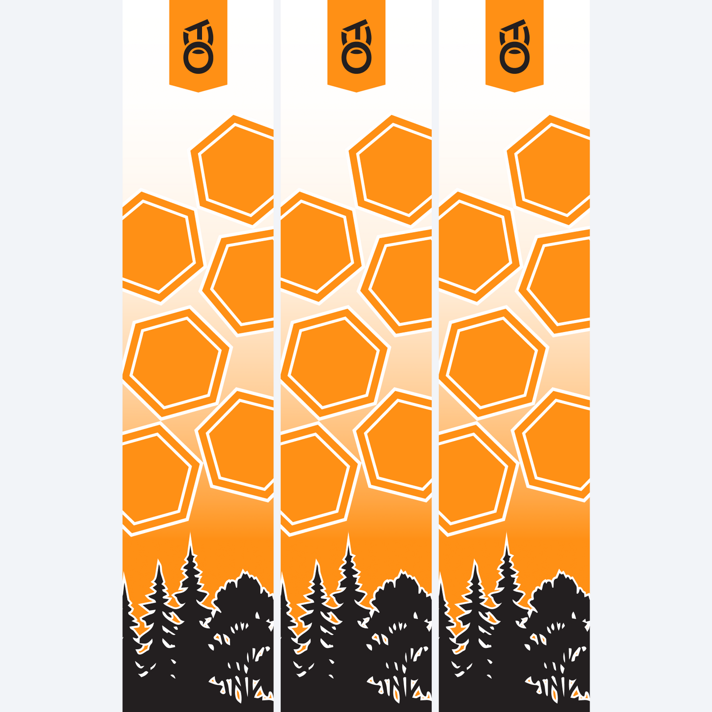 Falling Hex-Large Arrow Wraps
