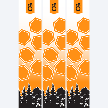 Falling Hex-Large Arrow Wraps