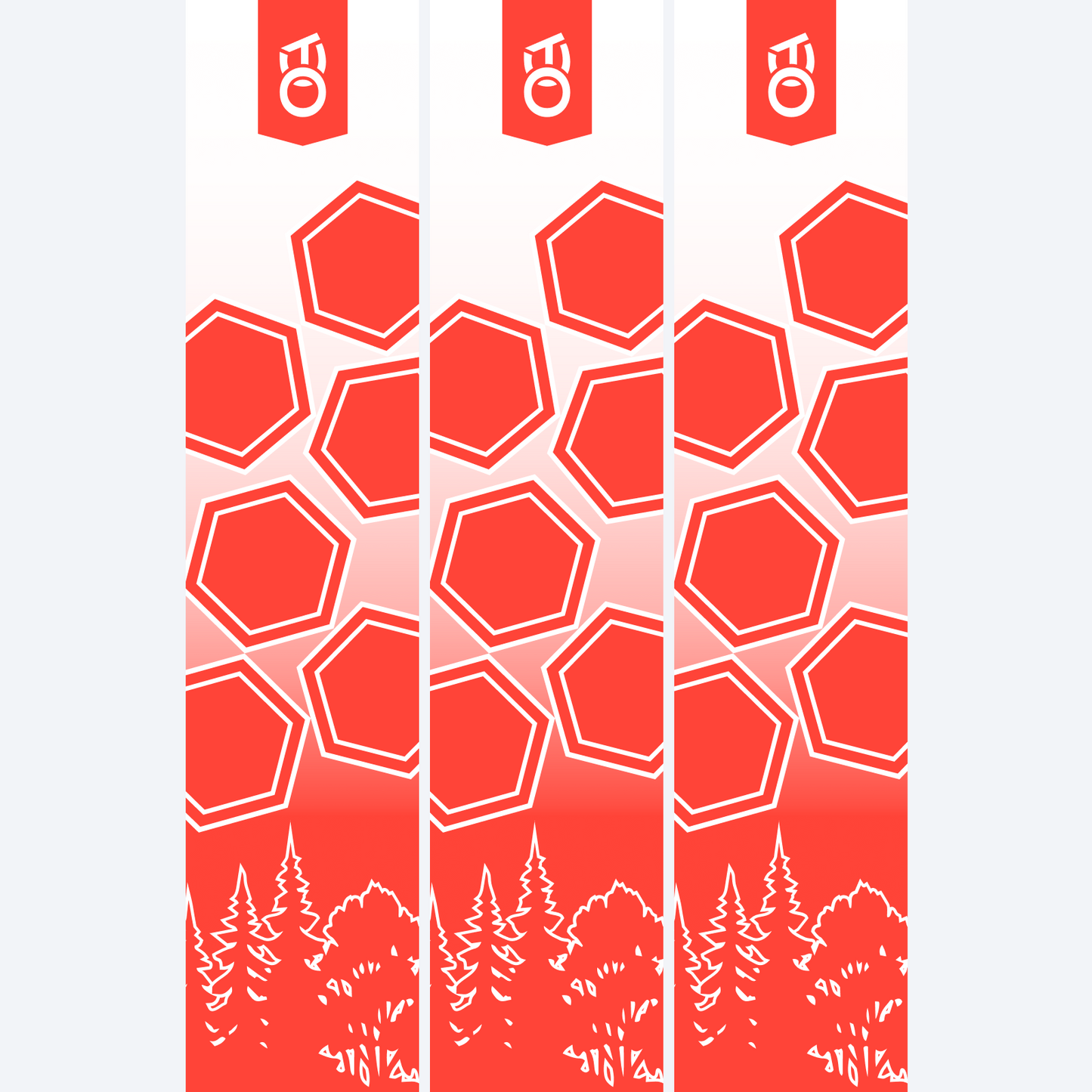 Falling Hex-Large Arrow Wraps