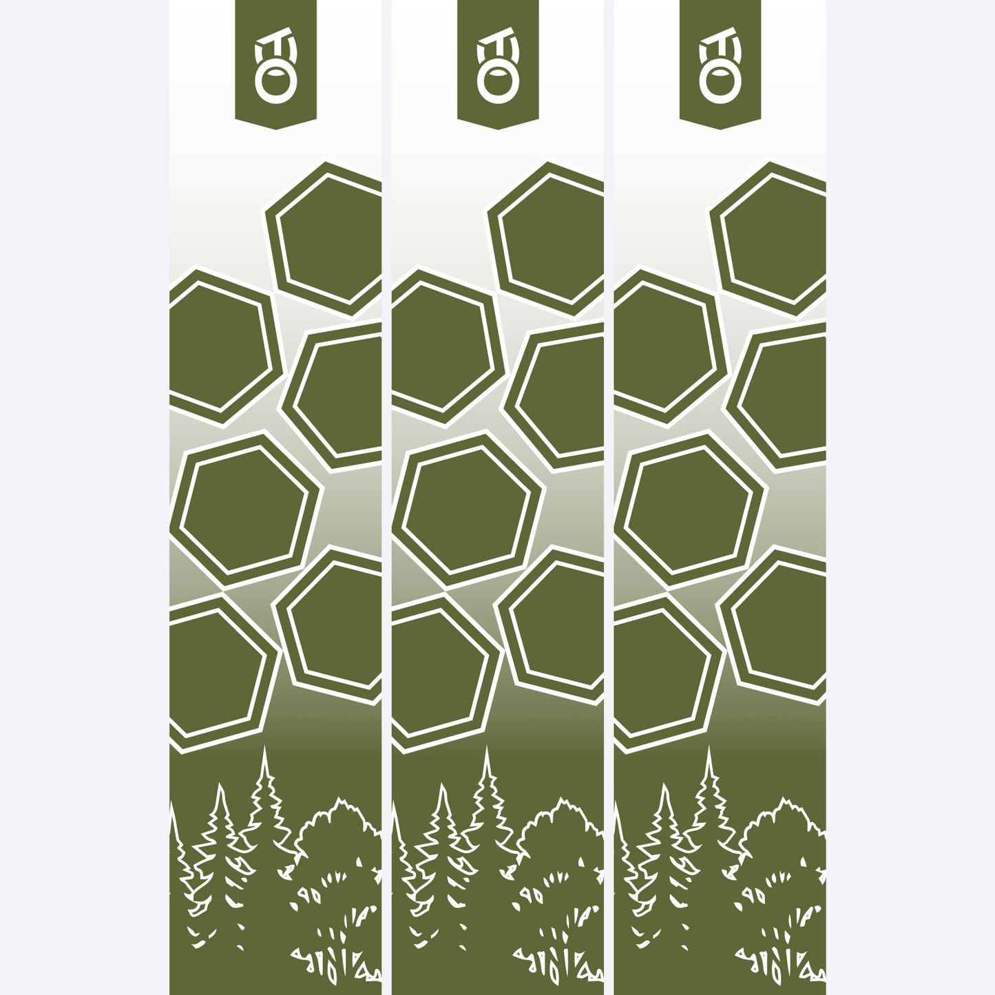 Falling Hex-Large Arrow Wraps