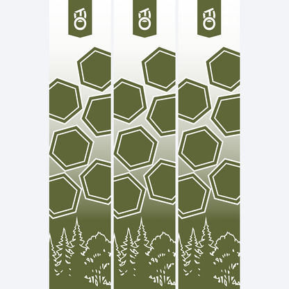 Falling Hex-Large Arrow Wraps