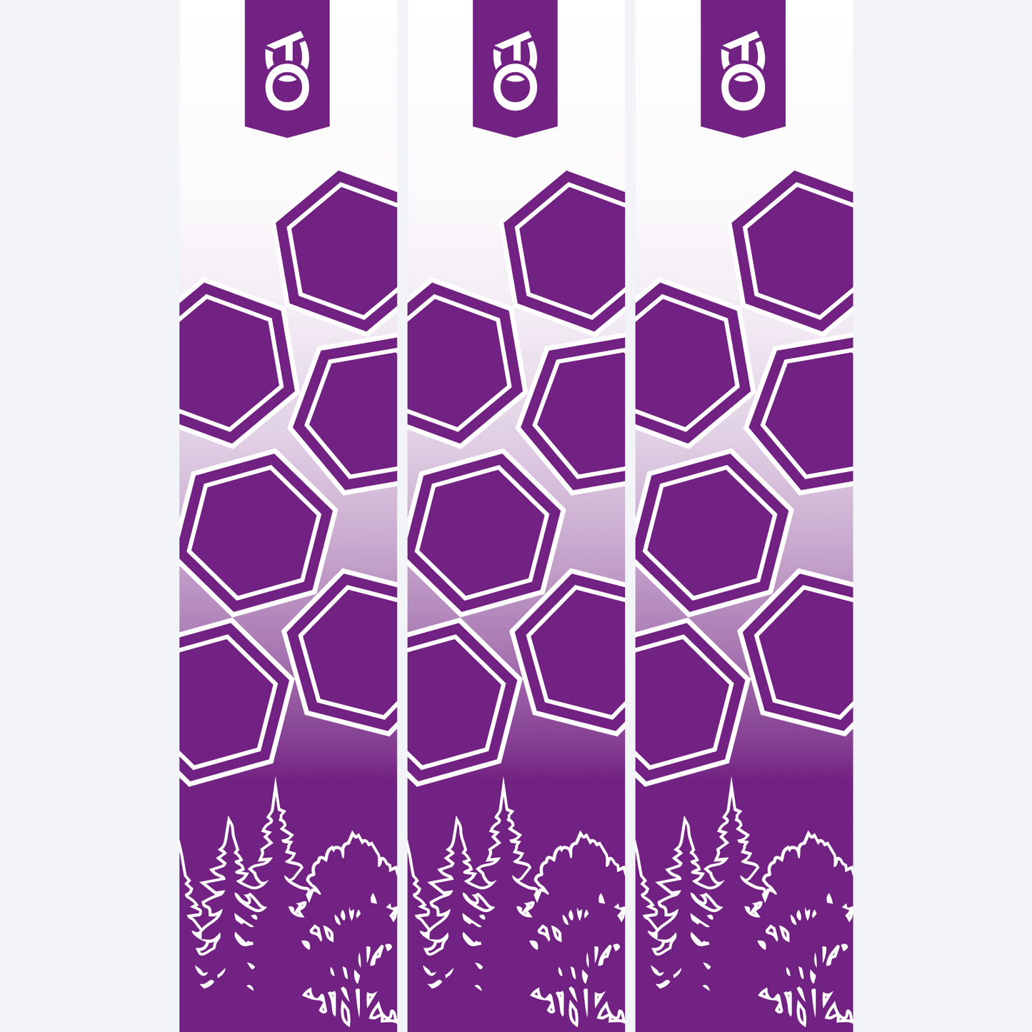 Falling Hex-Large Arrow Wraps