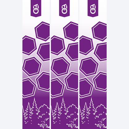 Falling Hex-Large Arrow Wraps