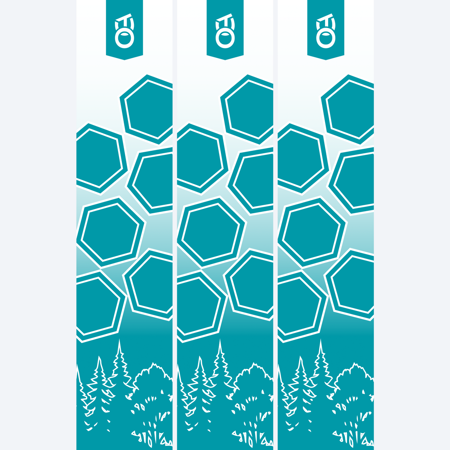 Falling Hex-Large Arrow Wraps