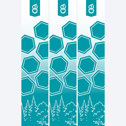 Falling Hex-Large Arrow Wraps