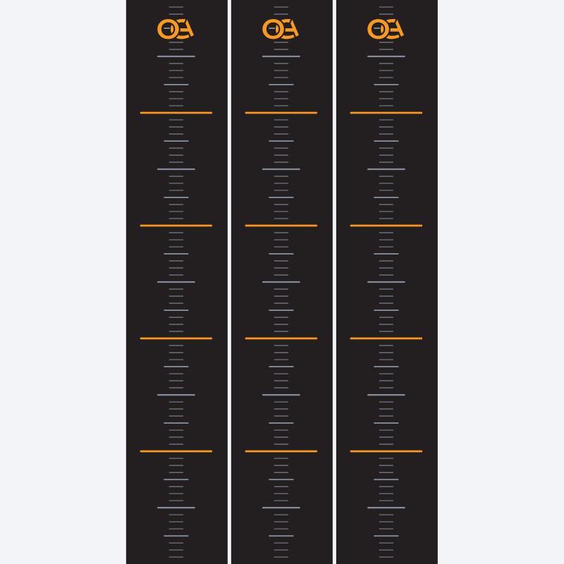 Black Ruler Arrow Wraps